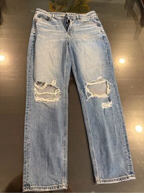 American Eagle Outfitters Blue Denim Jeans with Branded Waistband